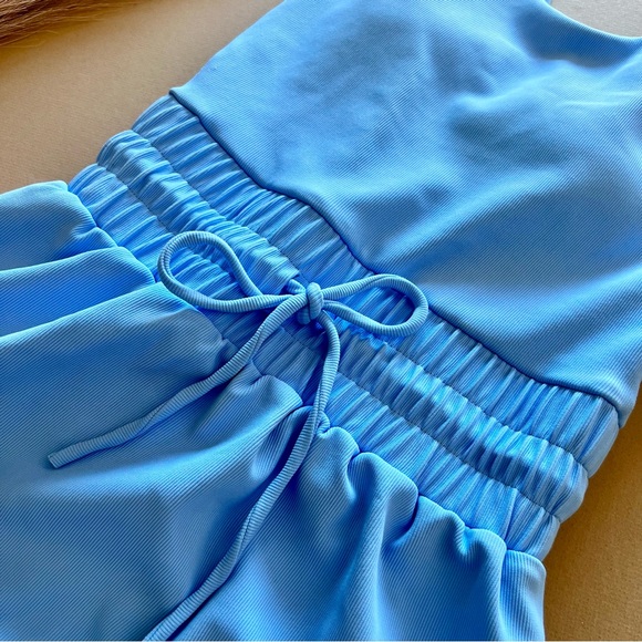 Salt Project Ribbed Blue Do Anything Active Dress - Picture 13 of 16